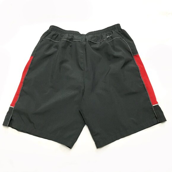 Nike Men's running shorts size medium gray & red - Picture 2 of 6